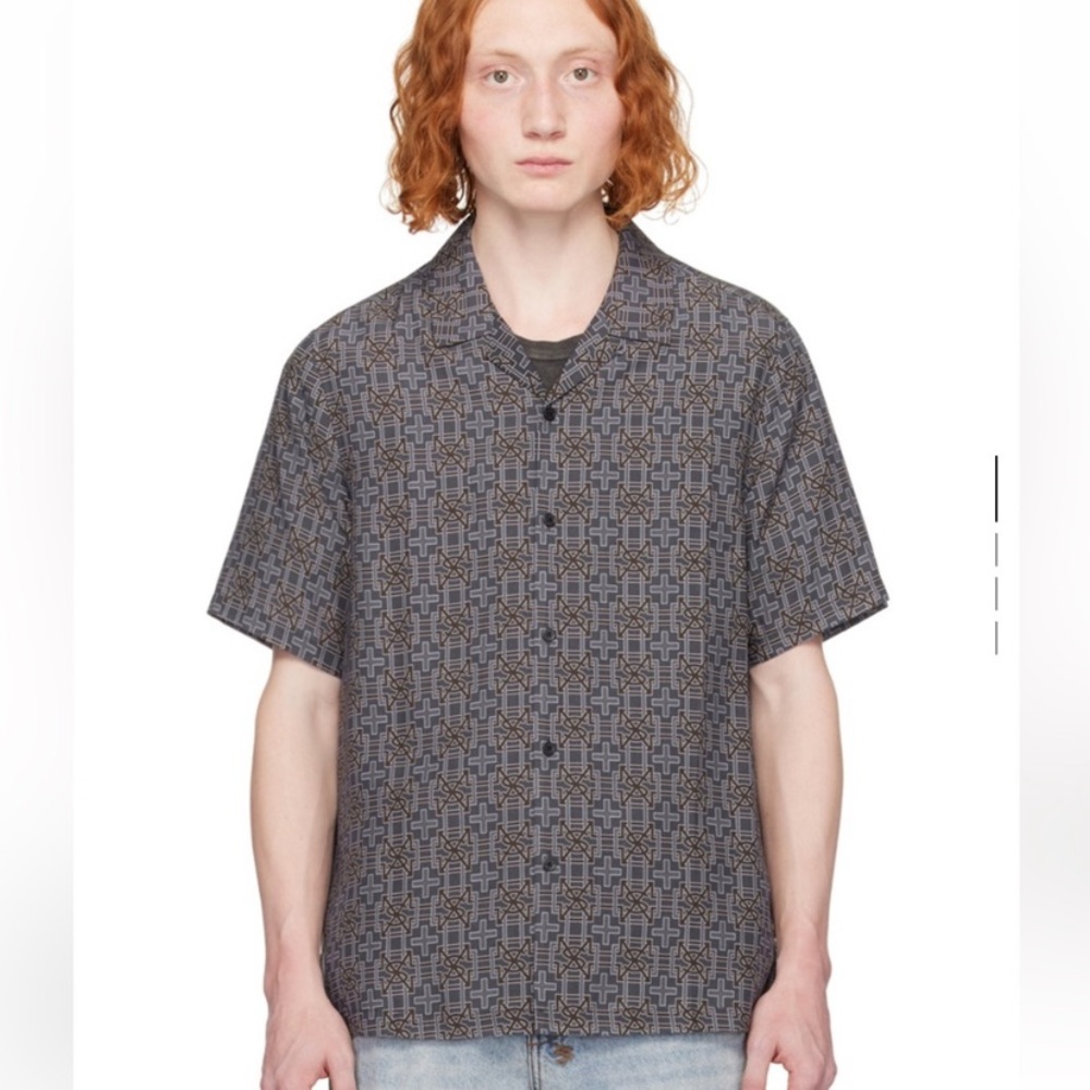 NEW‼️ Ksubi Navy Plus Resort Shirt